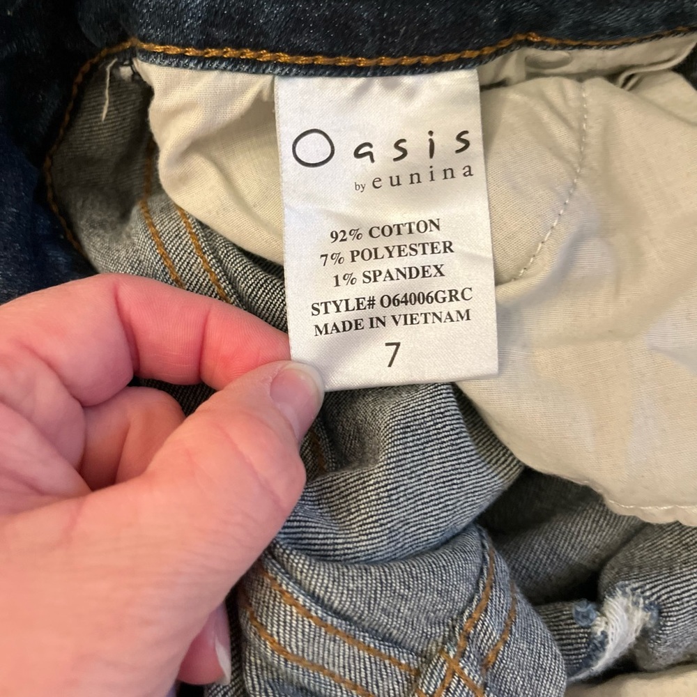 Oasis by Eunina Jeans. Clara High Rise Skinny Size 7 - Picture 9 of 13